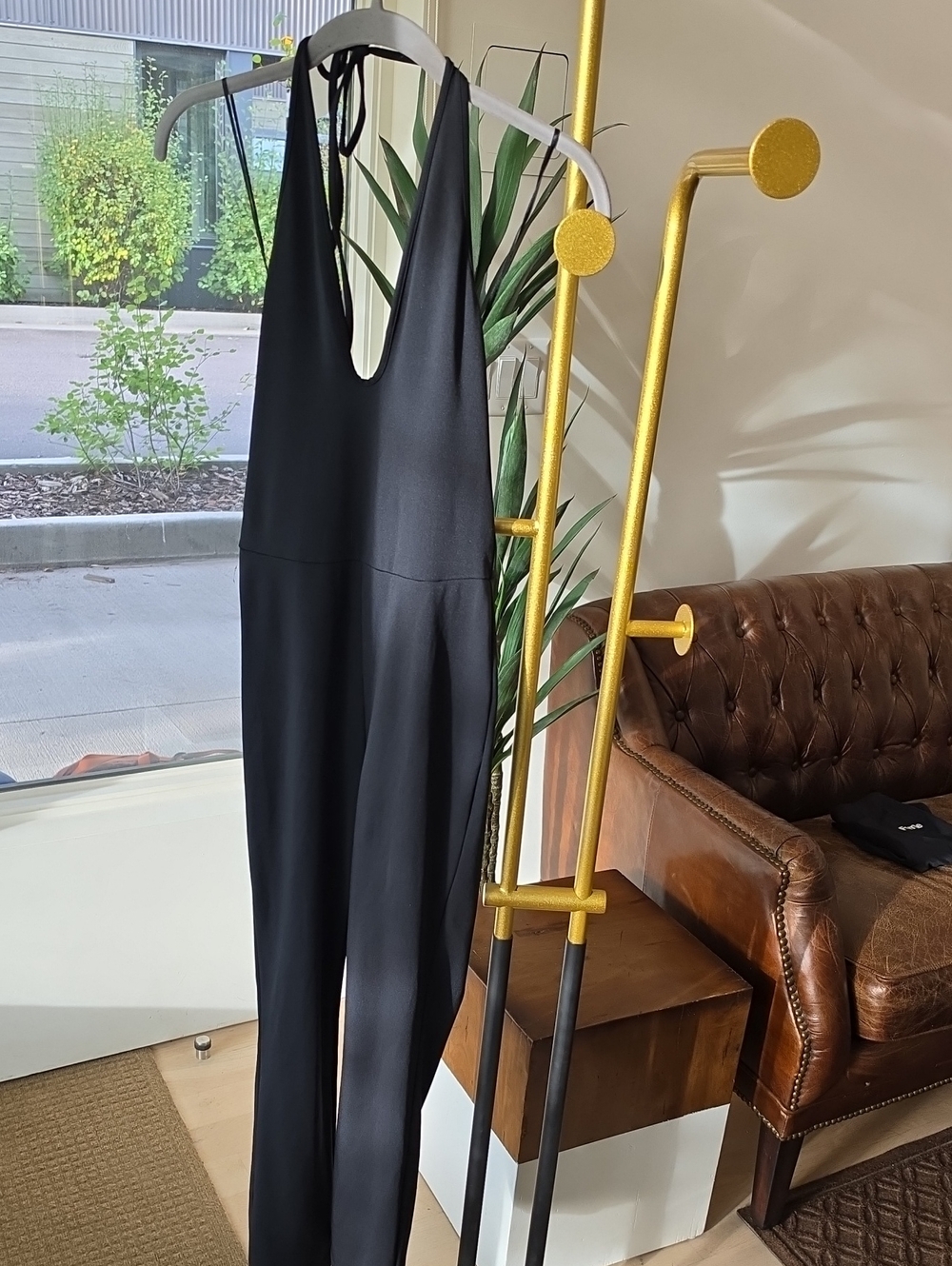 Black Sleeveless Jumpsuit